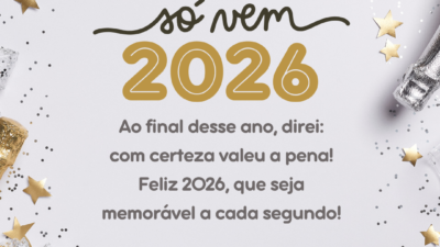 Ao final desse ano, direi: com certeza valeu a pena! Feliz 2026, que seja memorável a cada segundo!