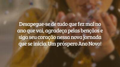 Desapegue-se de tudo que fez mal no ano que vai, agradeça pelas&hellip;