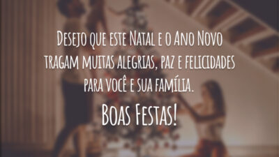 Desejo que este Natal e o Ano Novo tragam muitas alegrias, paz&hellip;