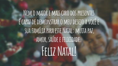 Nem o maior e mais caro dos presentes é capaz de demonstrar&hellip;