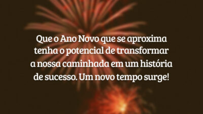 Que o Ano Novo que se aproxima tenha o potencial de transformar&hellip;
