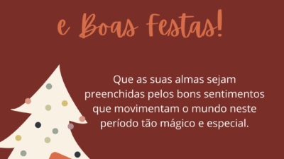 Desejo a todos um Feliz Natal