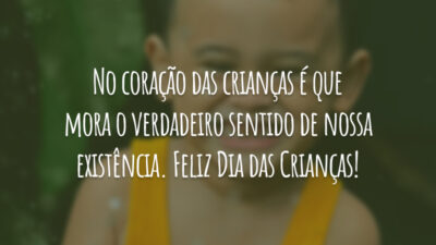 No coração das crianças