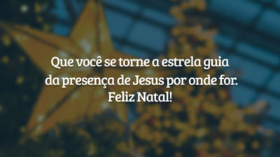 A história do Natal é a nossa. Há quem persegue e há quem busca pela verdade. Apenas podemos chegar ao Menino Deus quando estamos atentos aos sinais no nosso dia a dia. Que você se torne a Estrela guia da presença de Jesus por onde for. Feliz Natal!