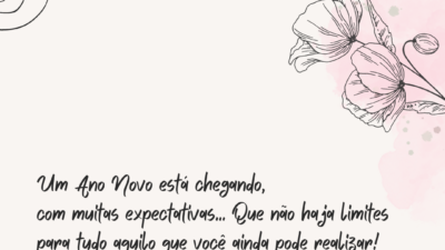 Ano Novo está chegando