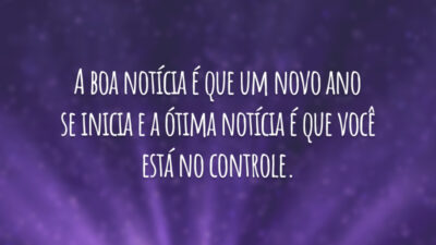 A boa notícia é que um novo ano se inicia e a&hellip;