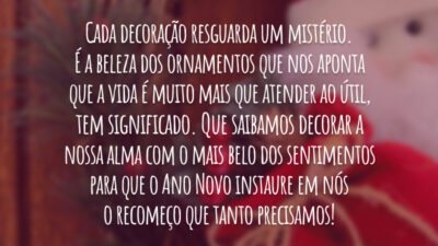 Cada decoração resguarda um mistério…