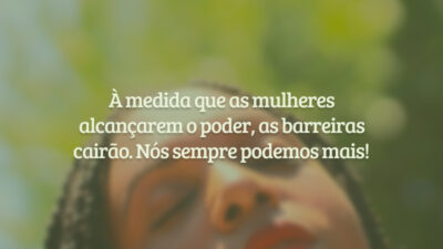 Nós sempre podemos mais!