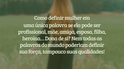 Como definir mulher?
