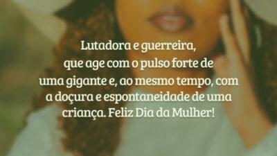 Lutadora e guerreira