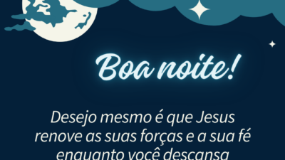 Que Jesus renove suas forças