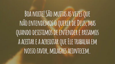 Entender o querer de Deus