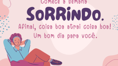 Comece a semana sorrindo. Afinal, coisa boa atrai coisa boa! Um bom&hellip;