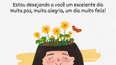 Sorria! Estou desejando a você um excelente dia. Muita paz, muita alegria,&hellip;