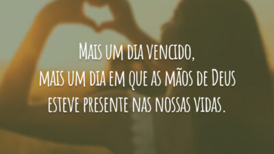 Mais um dia vencido