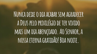 O privilégio de mais um dia