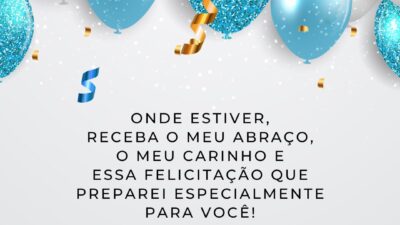 Feliz aniversário, saiba que você significa muito para mim! Onde estiver, receba&hellip;