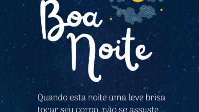 Quando esta noite uma leve brisa tocar seu corpo, não se assuste...&hellip;