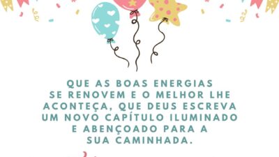 Feliz aniversário! Que as boas energias se renovem e o melhor lhe&hellip;