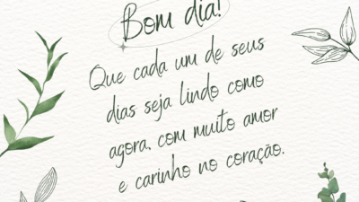 Bom dia! Que cada um de seus dias seja lindo como agora,&hellip;