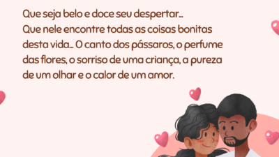 Bom dia! Que seja belo e doce seu despertar... Que nele encontre&hellip;