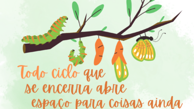 Todo ciclo que se encerra abre espaço para coisas ainda melhores acontecerem.