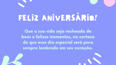 Feliz aniversário, felizes momentos!