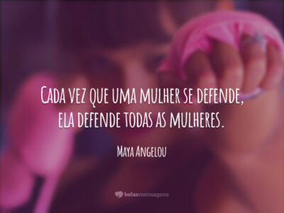 Mulher, defenda-se!