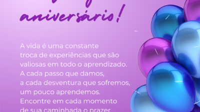 Feliz aniversário otimista