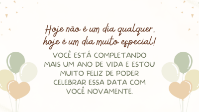 Hoje não é um dia qualquer
