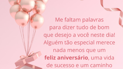Nada menos que um feliz aniversário