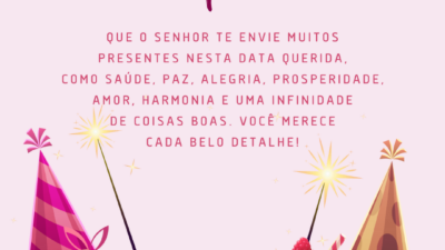 Uma infinidade de coisas boas para você