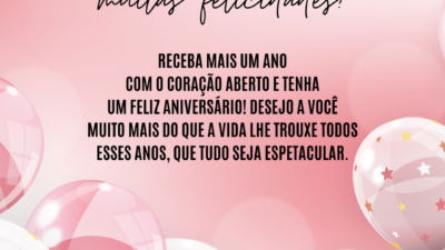 Mais um ano de coração aberto