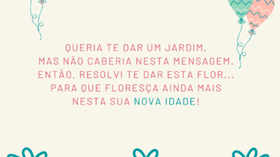 Um lindo parabéns é o que você merece