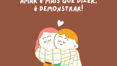 Não é o amor que sustenta o relacionamento