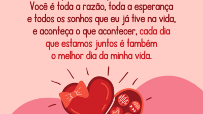 Serei sempre sua, minha vida