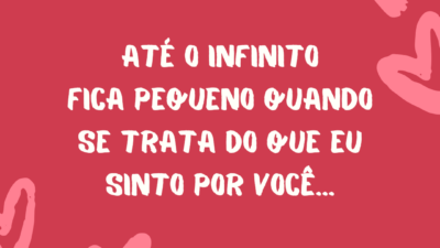 O infinito fica pequeno