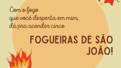 Com o fogo que você desperta em mim, dá pra acender cinco fogueiras de São João!
