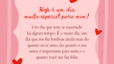 Parabéns para nós em nosso dia especial