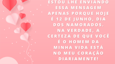Ao namorado mais perfeito do mundo