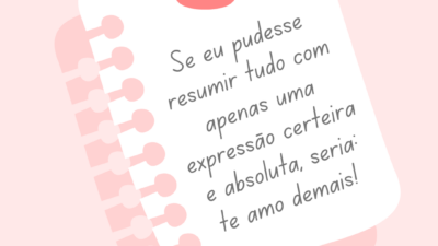 Palavras são incapazes de expressar