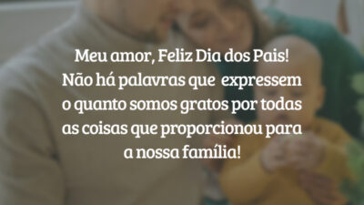 Meu amor, Feliz Dia dos Pais! Não há palavras que expressem o quanto somos gratos por todas as coisas que proporcionou para a nossa família!
