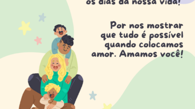 Nosso agradecimento por sua presença amiga e acolhedora em todos os dias&hellip;
