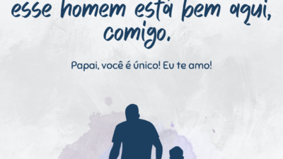 Todo mundo sempre diz que tem o melhor pai do mundo, mas&hellip;