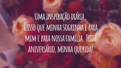 Uma inspiração diária. É isso que minha sogrinha é para mim e para nossa família. Feliz aniversário, minha querida!
