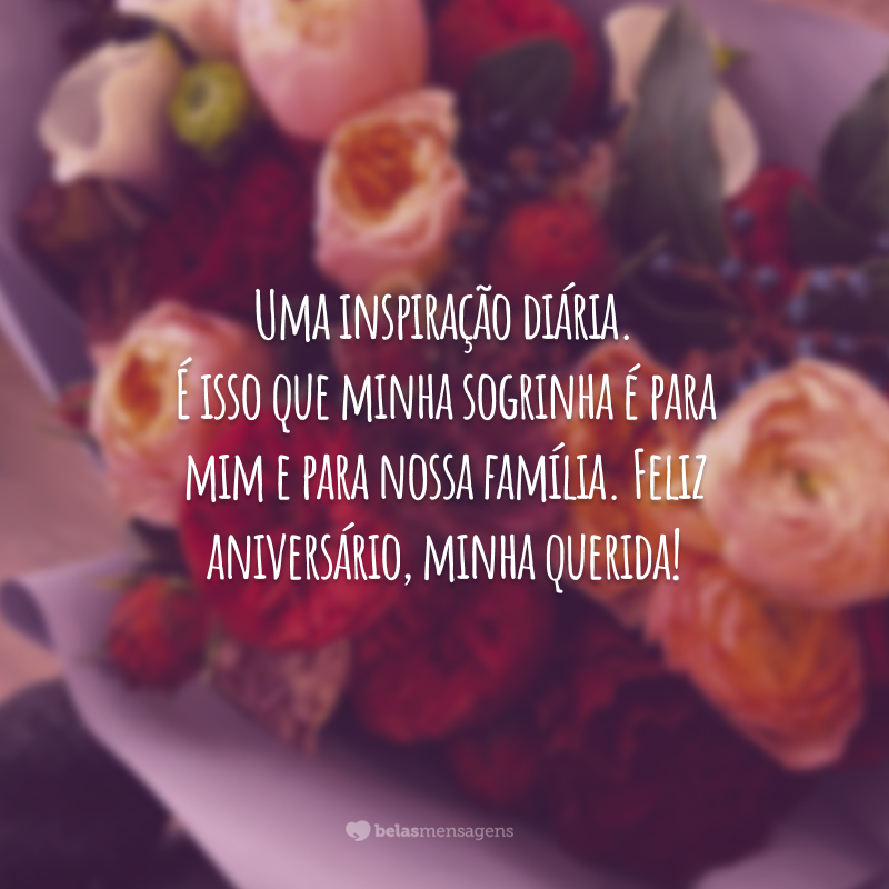 Uma inspiração diária. É isso que minha sogrinha é para mim e para nossa família. Feliz aniversário, minha querida!