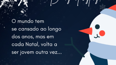 O Natal é a eterna juventude…