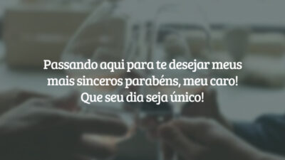 Passando aqui para te desejar meus mais sinceros parabéns, meu caro! Que seu dia seja único!