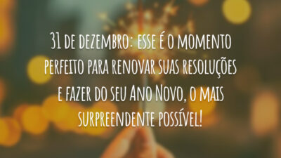 Renove suas resoluções
