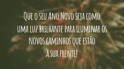 Novos caminhos à frente